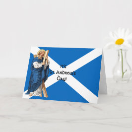 St. Andrew der Apostel und die Flagge Schottlands Karte