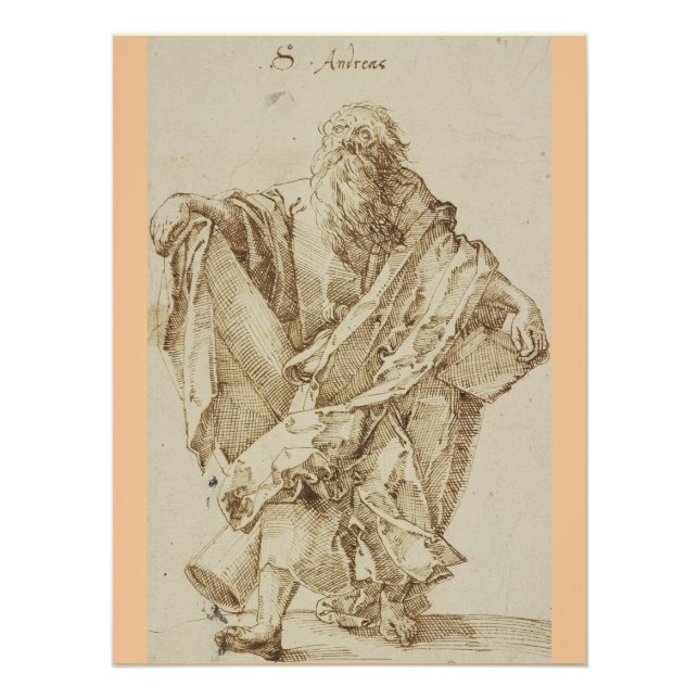 St. Andrew, der Apostel und Schottlands Patron Poster (Vorderseite)