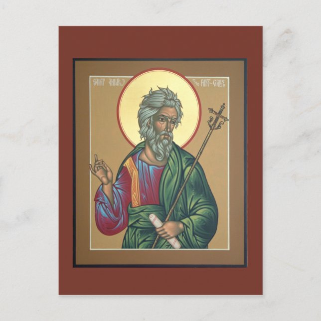 St. Andrew die erste so genannte Prayer Card Postkarte (Vorderseite)