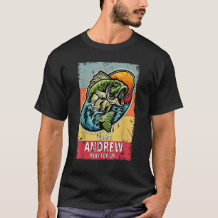 St. Andrew Fishing Patron St. Fischer Kathol T-Shirt