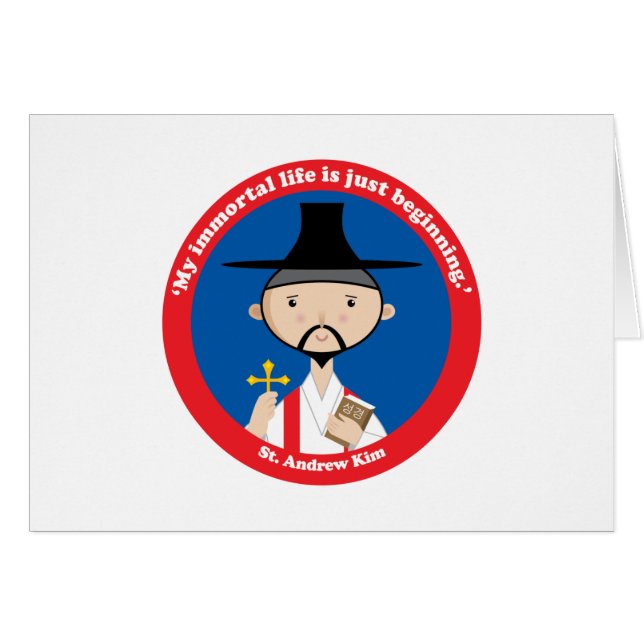 St. Andrew Kim (Vorderseite (Horizontal))