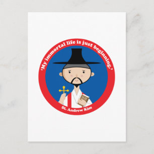 St. Andrew Kim Postkarte