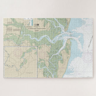 St Andrew Sound and Satilla River Nautical Chart Puzzle