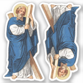 St. Andrew the Apostle (P 006) 2 Up - Contour Aufkleber