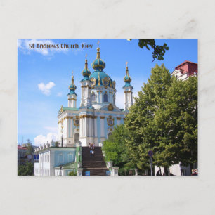 St Andrews Church Kiev Postkarte