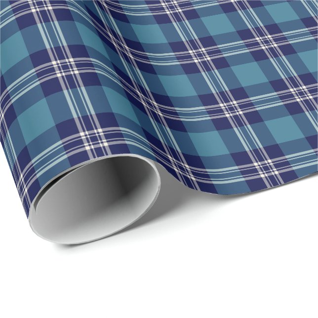 St Andrews District Tartan Geschenkpapier (Rolleneckpunkt)