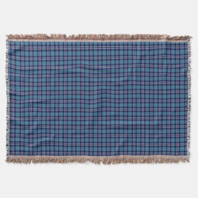 St Andrews District Tartan Throw Blanket Decke (Vorderseite)