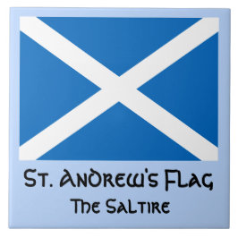 St. Andrew's Flag, Salreifen oder Flagge Schottlan Fliese