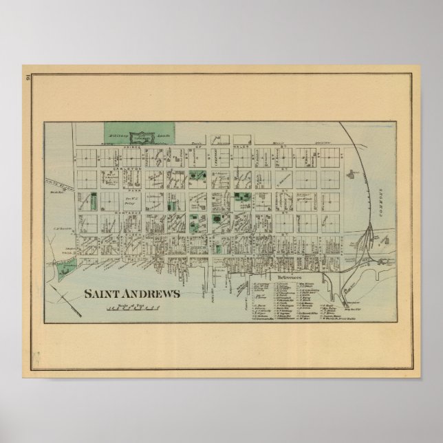 St Andrews NB Poster (Vorne)