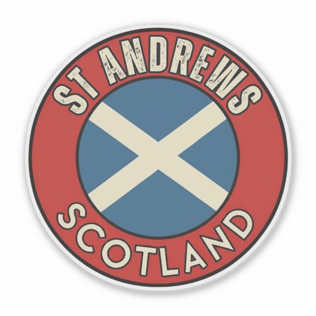 St Andrews, Schottland Aufkleber (Vorderseite)
