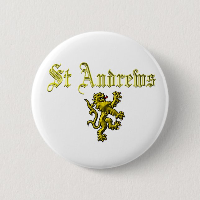 St Andrews Schottland Button (Vorderseite)