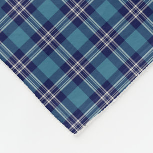 St Andrews Scotland District Tartan Fleecedecke