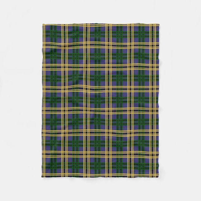 St. Andrews University - Tartan Fleecedecke (Vorderseite)