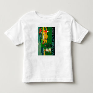 St. Andrews Vintage Poster Europa Kleinkind T-shirt