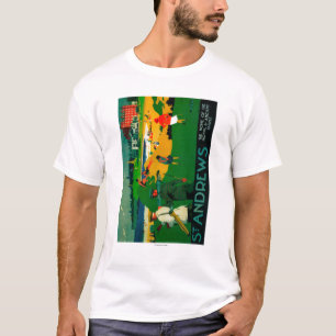 St Andrews Vintages PosterEurope T-Shirt