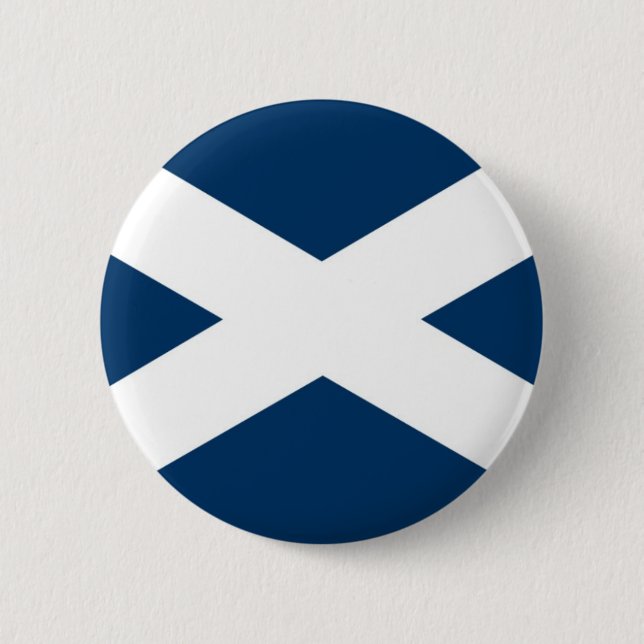 St- Andrewskreuz Button (Vorderseite)