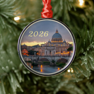 St. Angelo-Brücke, Petersbasilika, Rom Ornament Aus Metall