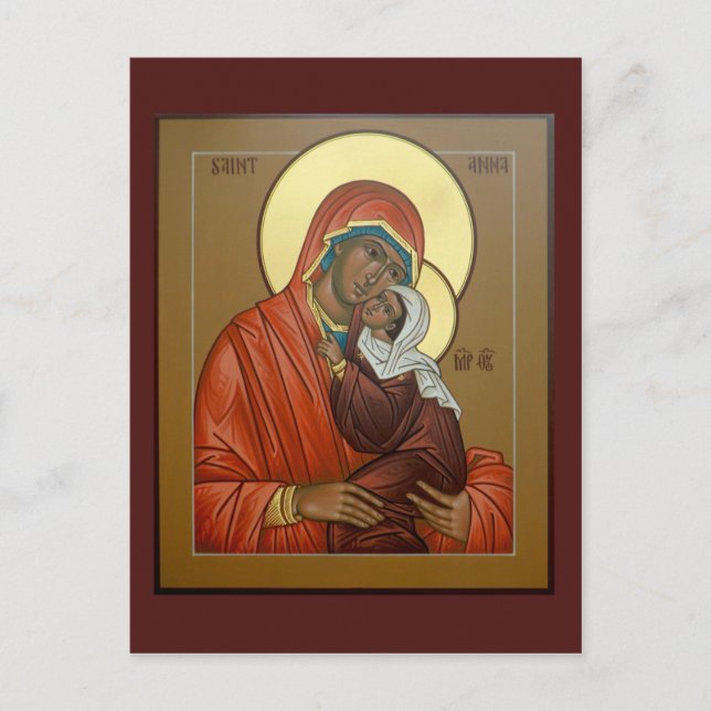 St. Anna-Gebetskarte Postkarte (Vorderseite)