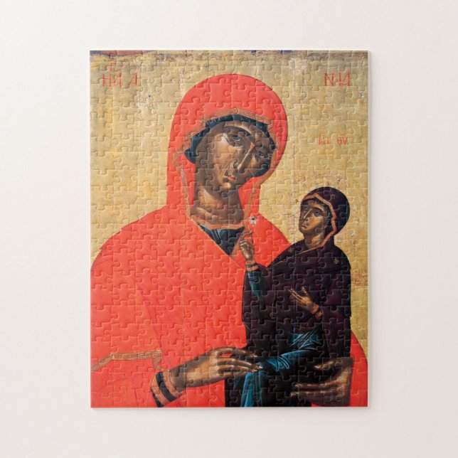 St. Anna und das Byzantinische Icon Puzzle (Vertikal)