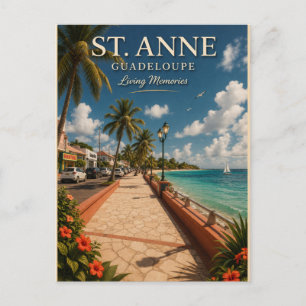 St Anne Guadeloupe Postkarte