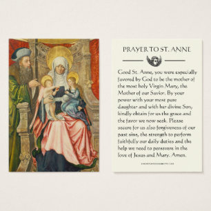 St. Anne Joachim Jungfrau Mary Jesus Gebet