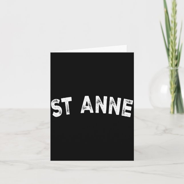St Anne  Karte (Vorderseite)
