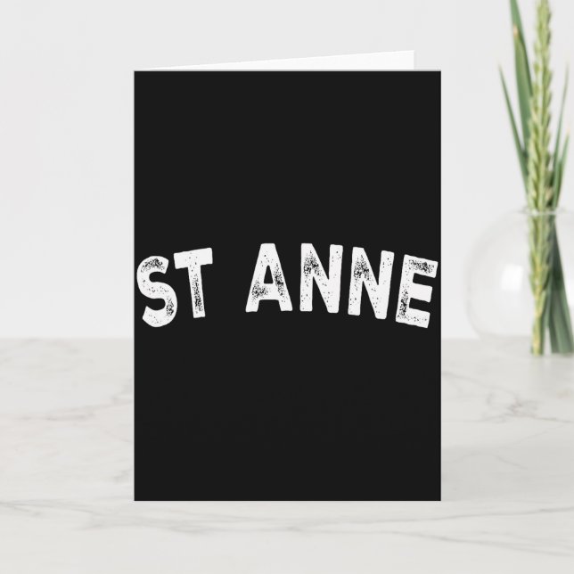 St Anne  Karte (Vorderseite)