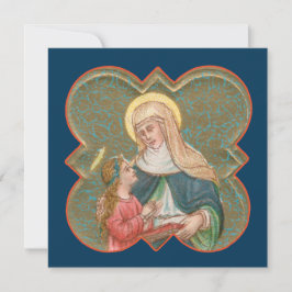 St. Anne und BVM in einer Barbed Quatrefolie (BK67