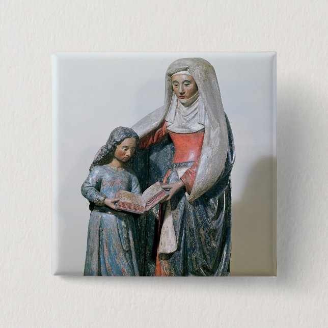 St Anne und die Jungfrau, 1500-30 Button (Vorderseite)