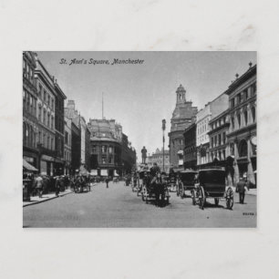 St. Ann's Square, Manchester, c.1910 Postkarte