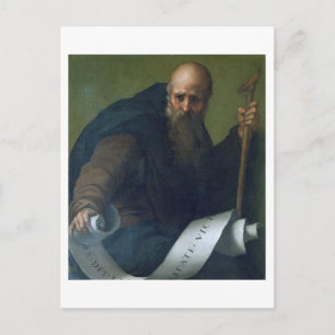 St. Anthony Abbot (c.251-356) c.1518-19 (Öl auf ca Postkarte