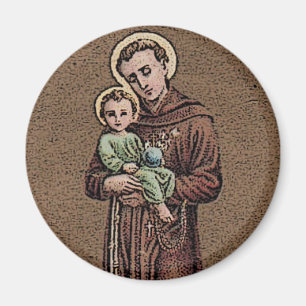St. Anthony & Baby Jesus Magnet