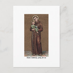 St. Anthony betet für uns Postkarte
