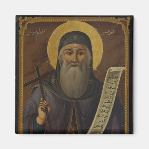 St. Anthony, das große orthodoxe Christliche Symbo Magnet