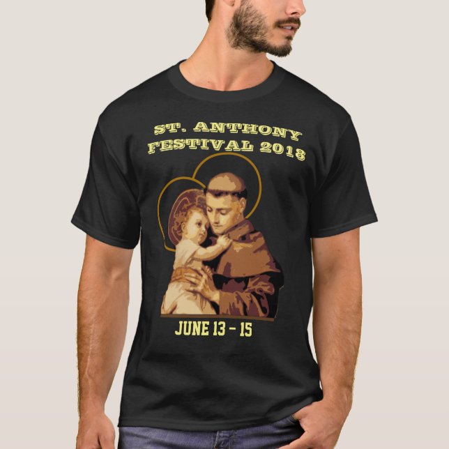 ST ANTHONY DES PADUA-EREIGNIS-FESTIVAL-FESTES T-Shirt (Vorderseite)