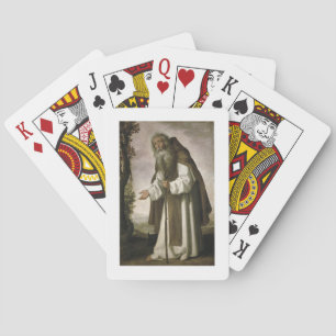 St. Anthony Dispirited, 1640 (Öl auf Leinwand) Spielkarten