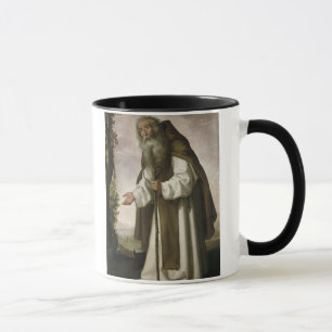 St Anthony entmutigte, 1640 (Öl auf Leinwand) Tasse