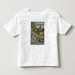 St Anthony, Idaho - große Buchstabe-Szenen Kleinkind T-shirt
