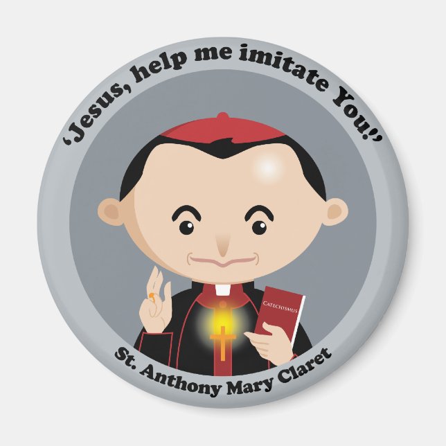 St. Anthony Mary Claret Magnet (Vorne)