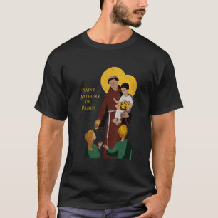 St. Anthony Padua Vintag-katholischer Säugling T-Shirt