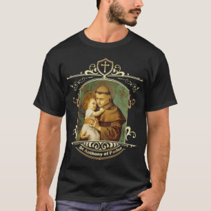St. Anthony Padua Vintag-katholischer Säugling T-Shirt