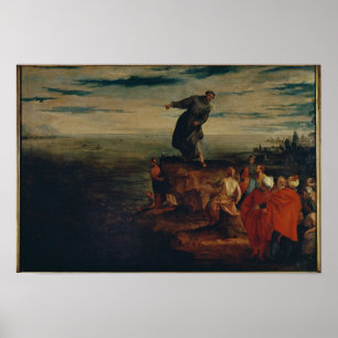 St. Anthony Preaching to the Fish, c.1580 Poster