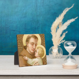St Anthony & the Christ Child (JM 05) 5,25" Platz Fotoplatte