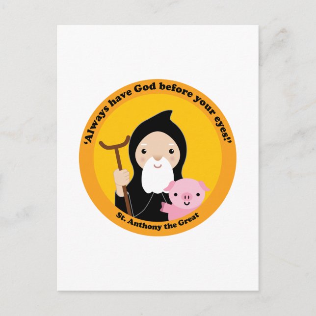 St. Anthony the Great Postkarte (Vorderseite)