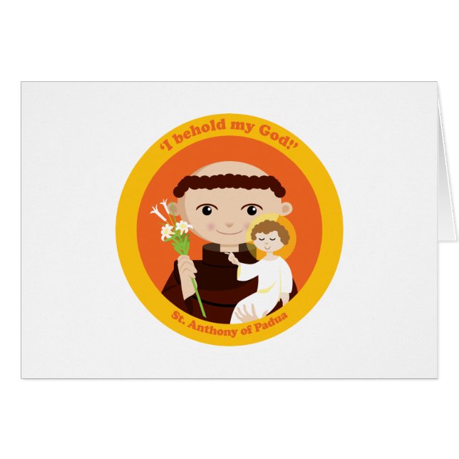 St Anthony von Padua (Vorderseite (Horizontal))
