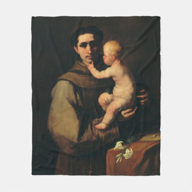 St. Anthony von Padua, Luca Giordano Fleecedecke (Vorderseite)