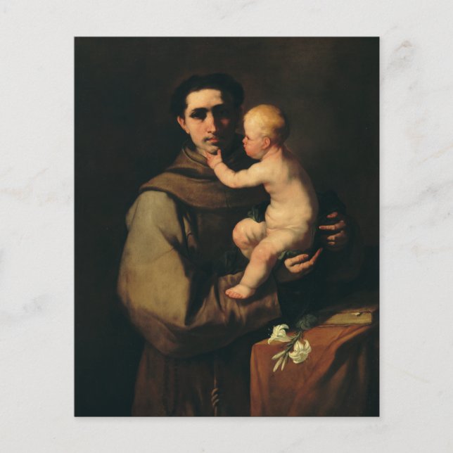 St. Anthony von Padua, Luca Giordano Flyer (Vorne)