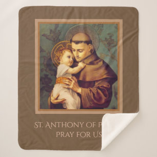 St Anthony von Padua mit Baby Jesus Sherpadecke