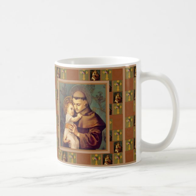 St Anthony von Padua mit Baby Jesus Tasse (Rechts)