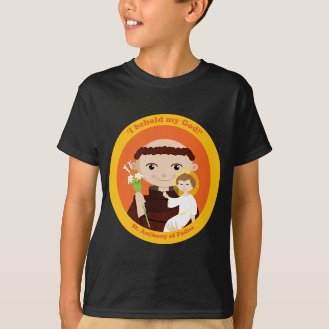 St Anthony von Padua T-Shirt (Vorderseite)